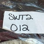 Vintage 11 12 Velvet Blazer Skirt Suit Burgundy 60s 70s Lace Blouse 3 Piece Maxi Red Photo 12