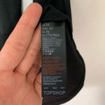 Topshop  Dress Size 10 Sleeveless Mesh Zip Front Black Sporty Stripe New Photo 6