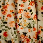 Ember Orange and Green Smocked 3/4 Sleeve Blouse Size M Photo 4