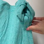 Poof! Turquoise Long Sleeve Crew Neck Top Size Large Photo 4