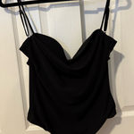 ZARA Black  Cawl Neck Bodysuit Photo 0