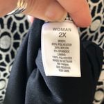 Roz & Ali  Bell Sleeve lace dress black/white lined Photo 5