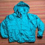 🔥 VINTAGE TEAL WINDBREAKER SKI JACKET Green Photo 1