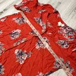 Maeve  by Anthropologie Orange Floral Blouse Size 6 Photo 7
