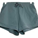 The White Tent Loose Fit Gym Shorts Elastic Drawstring Running Workout Green 4 Photo 1