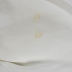 Talbots Womens Cropped Pants 12 White Wide Leg Capri Gold Button Pockets Stretch Photo 8