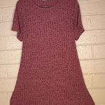Ekouaer  Casual Maroon Knit Dress Photo 0
