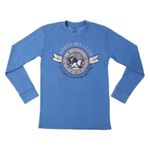 ski club long sleeve tee shirt​​​​​​​​​​​​​​​​​​​​ Blue Size L Photo 1