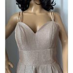 Chic Boutique NY gold glittery cocktail homecoming short dress corset medium Photo 3