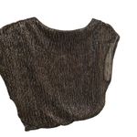 Enfocus Studio  Party Dress Metallic Top Tiered Skirt Cocktail‎ Size 8 Photo 4