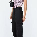 Princess Polly SOLD OUT Kaydence Cargo Pants Black Photo 2