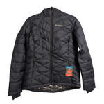 Columbia NWT  Heavenly Hooded Puffer Jacket L Collegiate Navy Blue Omni-Heat Photo 0