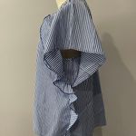 ZARA Basic Ruffle Blouse Top - size Small Photo 3