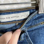 Anthropologie  Pilcro Dark Wash Minimalist High Rise Bootcut Jeans‎ Photo 3
