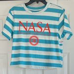 Mighty fine 🍂NASA striped distressed crop top🍂 Photo 0
