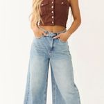 Lime Lush Wide-Leg Jeans Photo 1