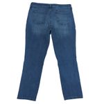 NYDJ Alina Convertible Ankle Jeans Womens 14 Blue Wash Lift Tuck Cropped Stretch Photo 1