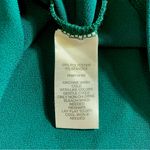 89th & Madison Diamanté Ruffle Embellished Hunter Green Blouse M Medium Photo 8