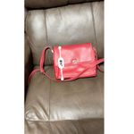 Liz Claiborne Women's Red Leather Crossbody Bag Photo 6
