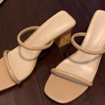 Bamboo & Nude Strappy Heels Tan Size 9.5 Photo 0