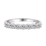 Sterling Silver SIZE 7 925 Stackable Round Dazzling Cubic Zirconia Ring Photo 0
