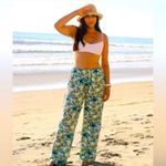 Beach Riot Blue Lagoon Beach Pants Wide Leg Size Medium multi color coastal Photo 7