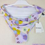 NEW Free people x Beth‎ Richards delray 70’s floral bikini bottom, XL Purple Photo 13