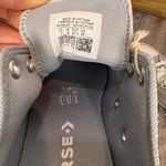 Converse  All Star Womens Silver Metallic Glitter Sparkle Low Top Sneaker Shoe 7 Photo 6