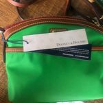 Dooney & Bourke  Green Crossbody Bag Leather Trim Zip Top NWT Photo 5