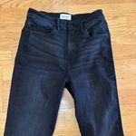 frame denim Frame Black Le Crop Mini Boot Preppy Quiet Luxury Coastal Step Hem Jeans 28 Photo 3