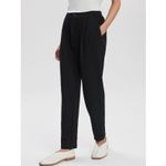 Varley  Small Black Perrie Tapered Trouser Ribbed 26" Inseam Stretchy Comfortable Photo 1