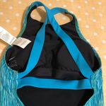 Nike  Womens Menta Rush Heather High Neck One Piece Swimsuit Sz Small Photo 8