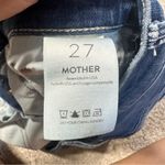 Mother Women’s The Tomcat Jeans High Rise Straight Leg in Three Little Ships 27 Blue Photo 11