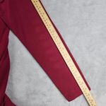 Eileen Fisher  Mock Neck Single Slit Tunic Dress Top Blouse Maroon Size L Large Photo 8