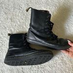 Dr. Martens  Black‎ Floral Boots Size 7 Photo 0