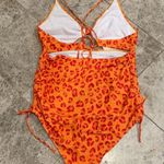 SheIn Plus Leopard Tie Side One Piece Swimsuit Photo 9