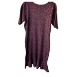 Dress Barn NWT  size L animal print sweater dress tulip hem flouncy hem. Photo 1