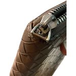 Bottega Veneta Intrecciato Weave Taupe Leather Continental Wallet Photo 6