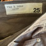 Rag and Bone Nickle Gray Skinny High Rise Corduroys Photo 7