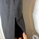 Maeve Anthropologie Femme Scalloped Stretch Jumpsuit Black Size 8 Photo 8