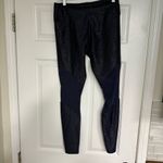 Nike  Dri Fit Blue‎ Shimmer Active Leggings Size Medium Photo 1