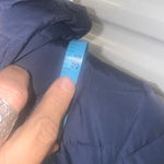 Tommy Hilfiger Vintage Navy Quilted Puffer Jacket M Photo 4