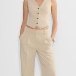 Wilfred NWT  Pacino Cream Button-Up Vest Photo 4