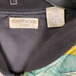 Robert stock Vintage 80’s Ltd 100% Silk Tropical Floral Print Jacket Size Large Photo 3