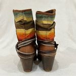 Mossimo Colorful Striped Slouch Boots Size 7.5 Tan Photo 3