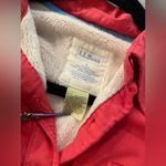 L.L. Bean Size S Soft Pink Cotton Fleece Lined Button Down Shirt Shacket Photo 10