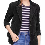 Free People Free‎ People Womens Fall Casual Layer Byron Corduroy Blazer Jacket Size S Black Photo 0