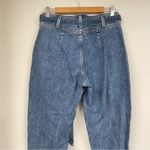 Abercrombie & Fitch  Mom Jean High Rise Button Fly Jeans Womens 27 Belted Blue Photo 9