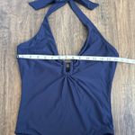 Helen Jon Plunge Tortoise One Piece Swimsuit in Navy Blue S Photo 6