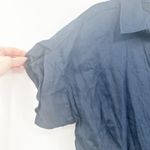 Ralph Lauren  Womens Beachy Coastal Dolman‎ Short Sleeve Linen Button Up Shirt 1X Photo 3